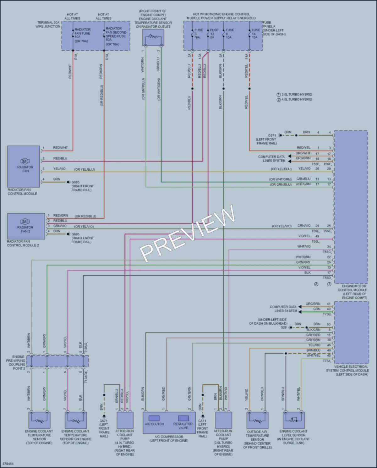 2024 Audi RSQ8 Cooling Fan wiring diagram preview