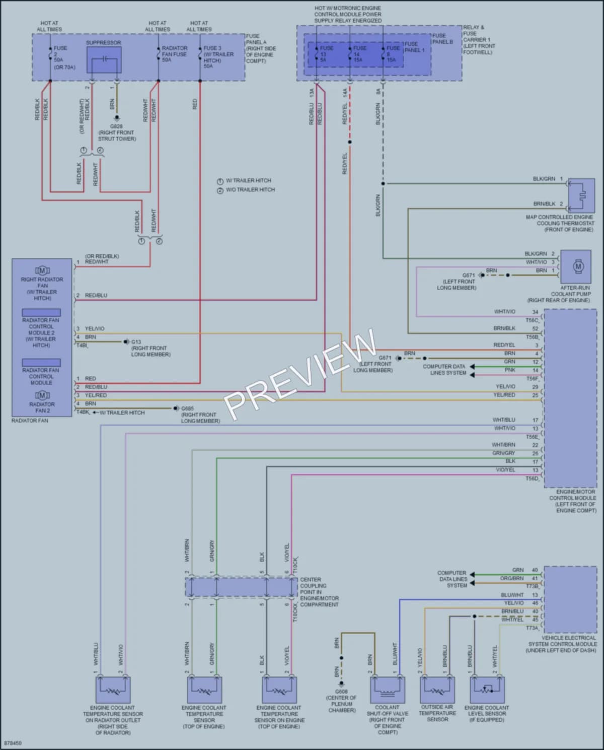 2024 Audi S4 Cooling Fan wiring diagram preview