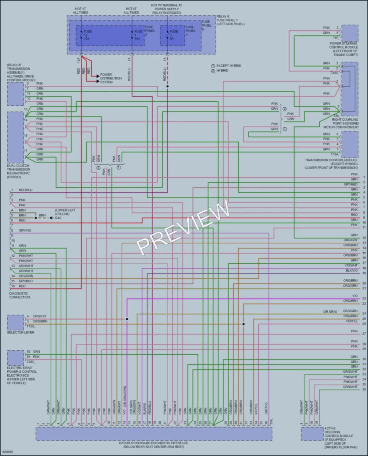 2024 Audi SQ5 Computer Data Lines wiring diagram preview