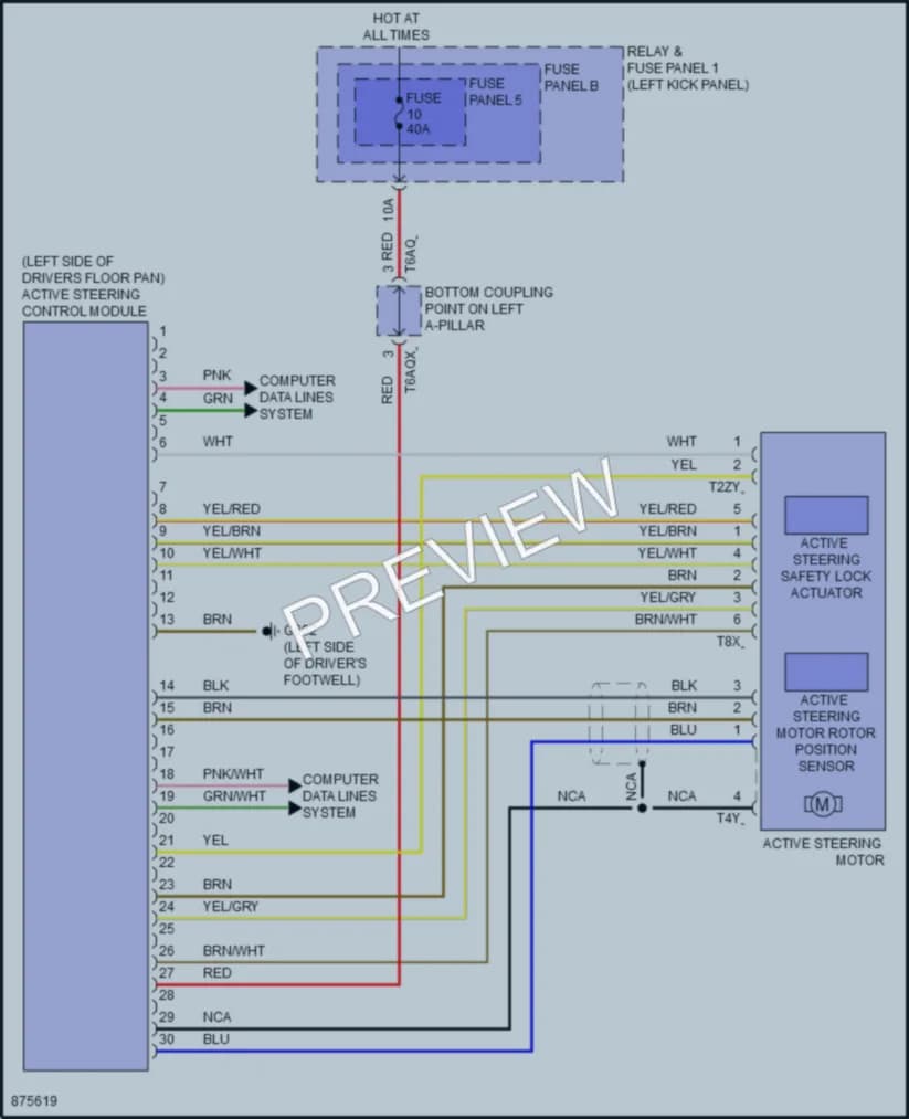 2024 Audi SQ5 Electronic Power Steering wiring diagram preview