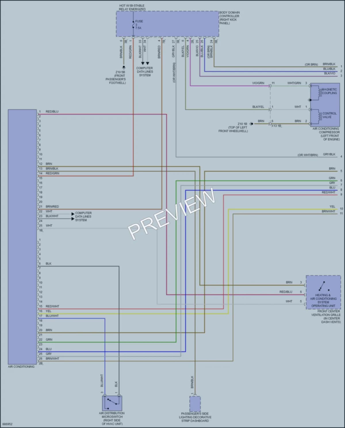 2024 BMW 228iGranCoupe Air Conditioning Wiring Diagrams protected preview