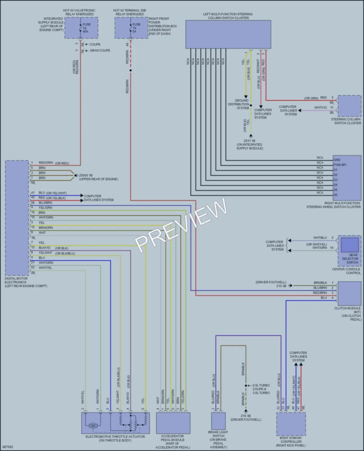 2024 BMW 228iGranCoupe Cruise Control Wiring Diagrams protected preview