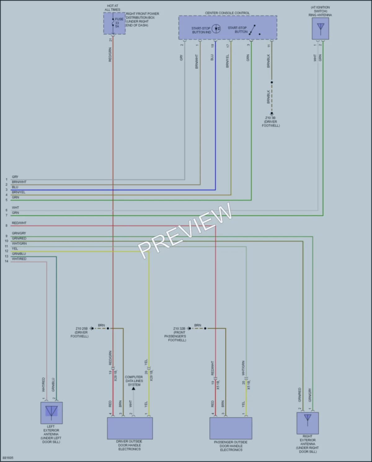 2024 BMW 230i Anti Theft wiring diagram preview
