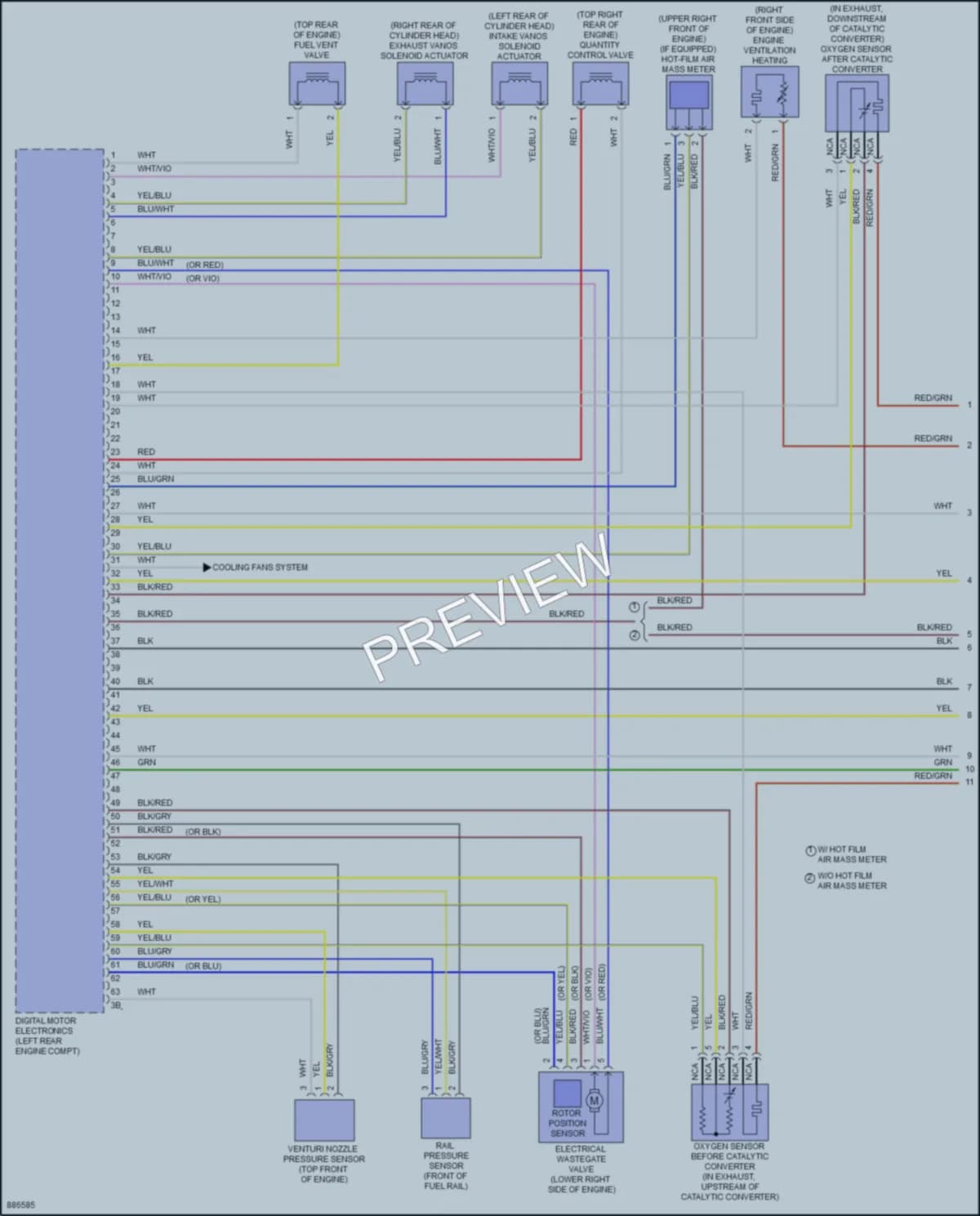 2024 BMW 840iGranCoupe Engine Performance wiring diagram preview