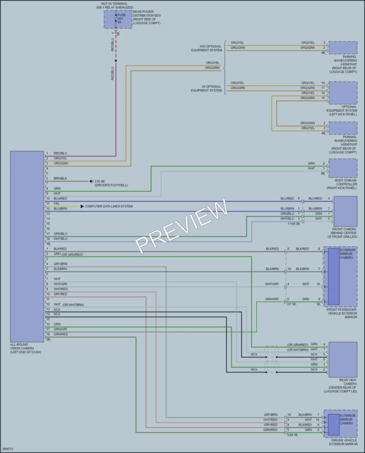2024 BMW 840iGranCoupe Navigation wiring diagram preview