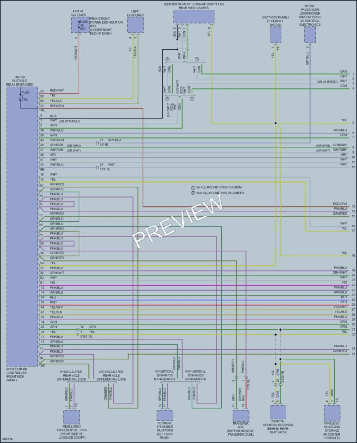 2024 BMW M2 Computer Data Lines wiring diagram preview