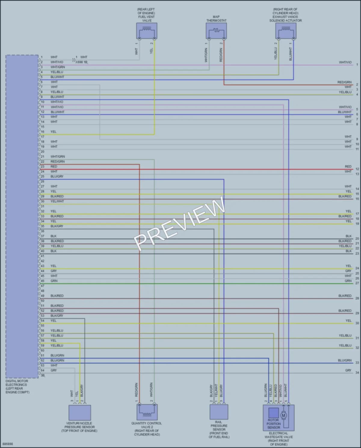 2024 BMW M2 Engine Performance wiring diagram preview