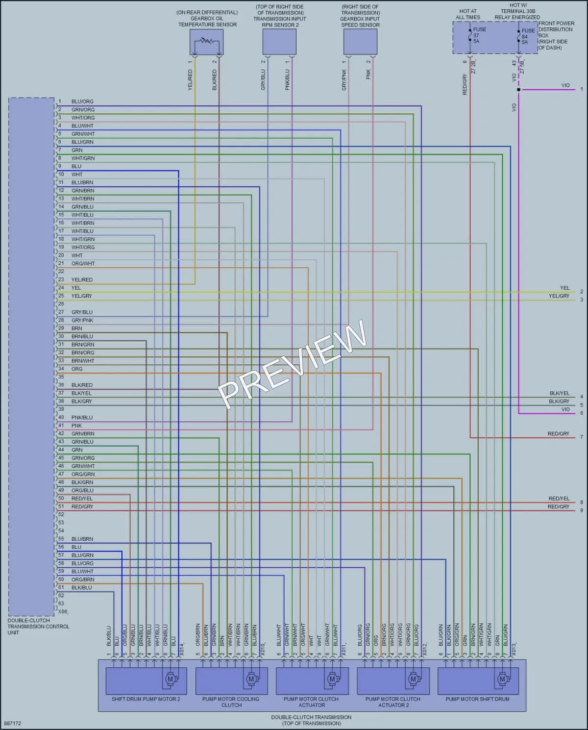 2024 BMW M235iGranCoupe Transmission wiring diagram preview