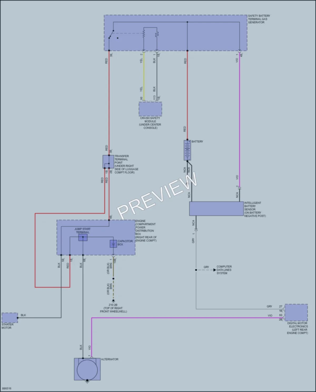 2024 BMW M240i Starting Charging wiring diagram preview