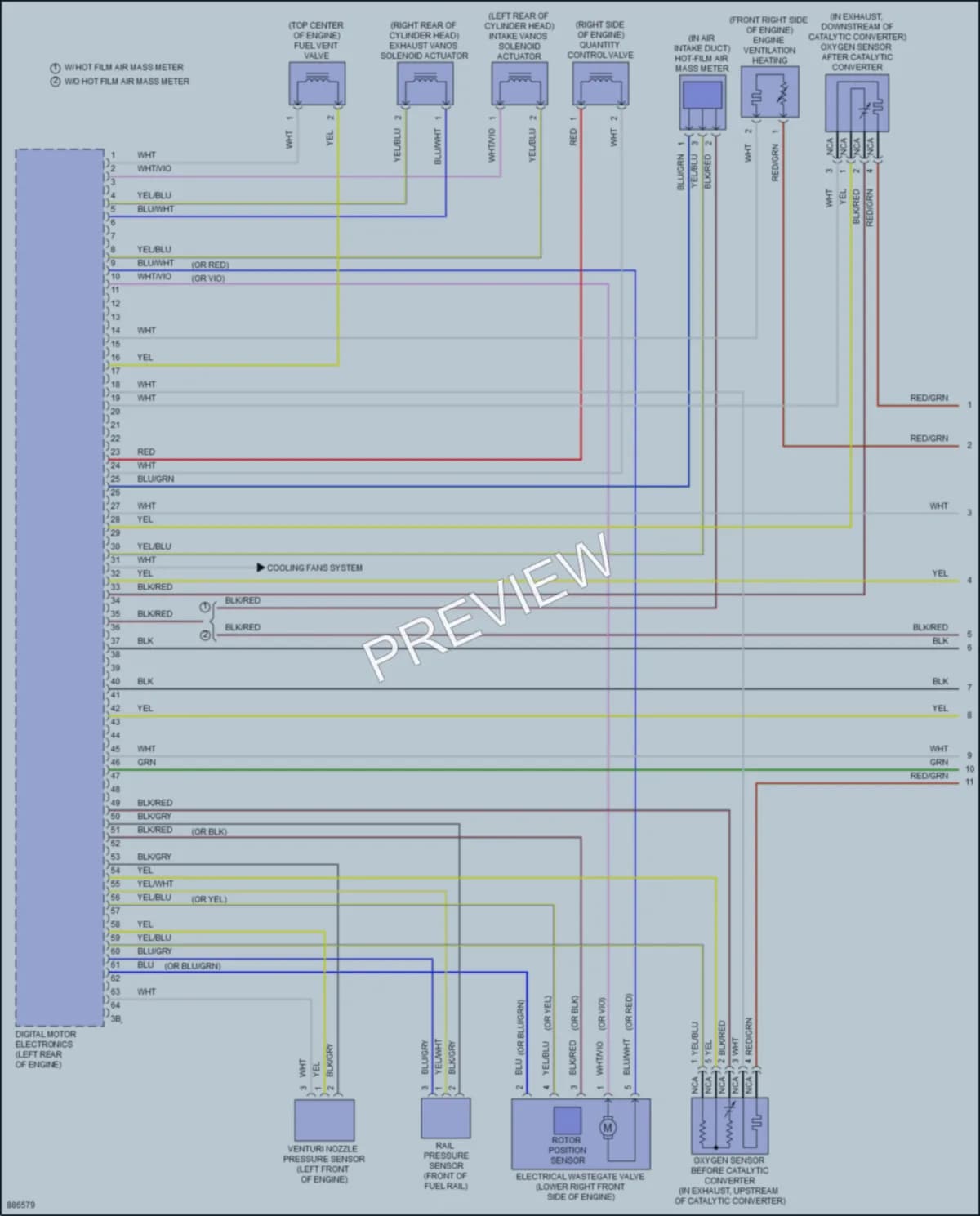 2024 BMW M340i Engine Performance wiring diagram preview