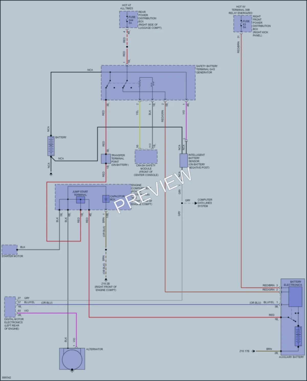 2024 BMW M340i Starting Charging wiring diagram preview