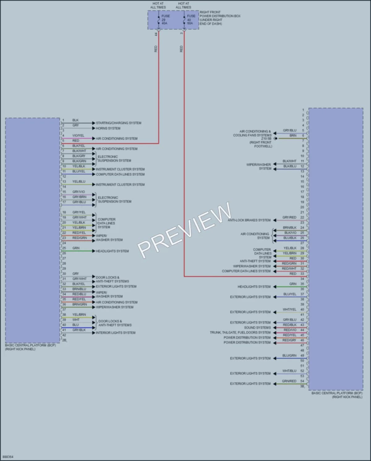 2024 BMW X1SAV Body Control Modules wiring diagram preview