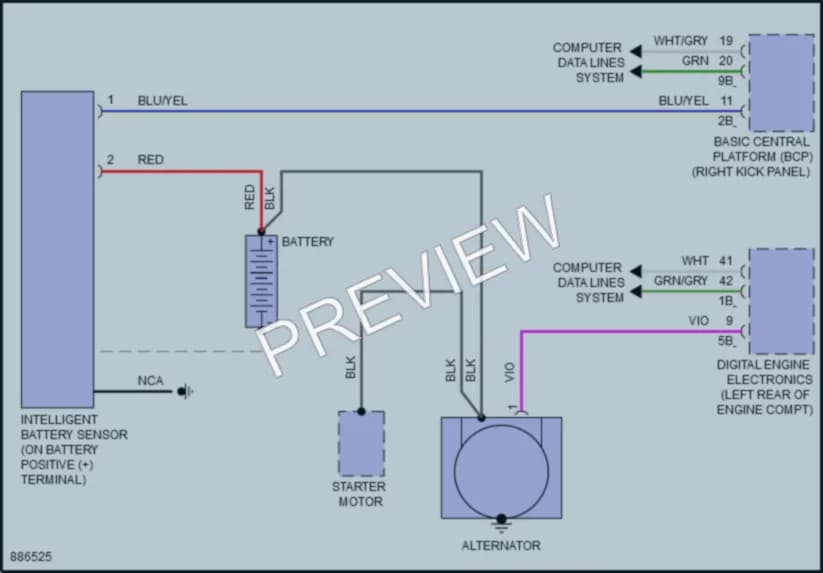 2024 BMW X1SAV Starting Charging wiring diagram preview