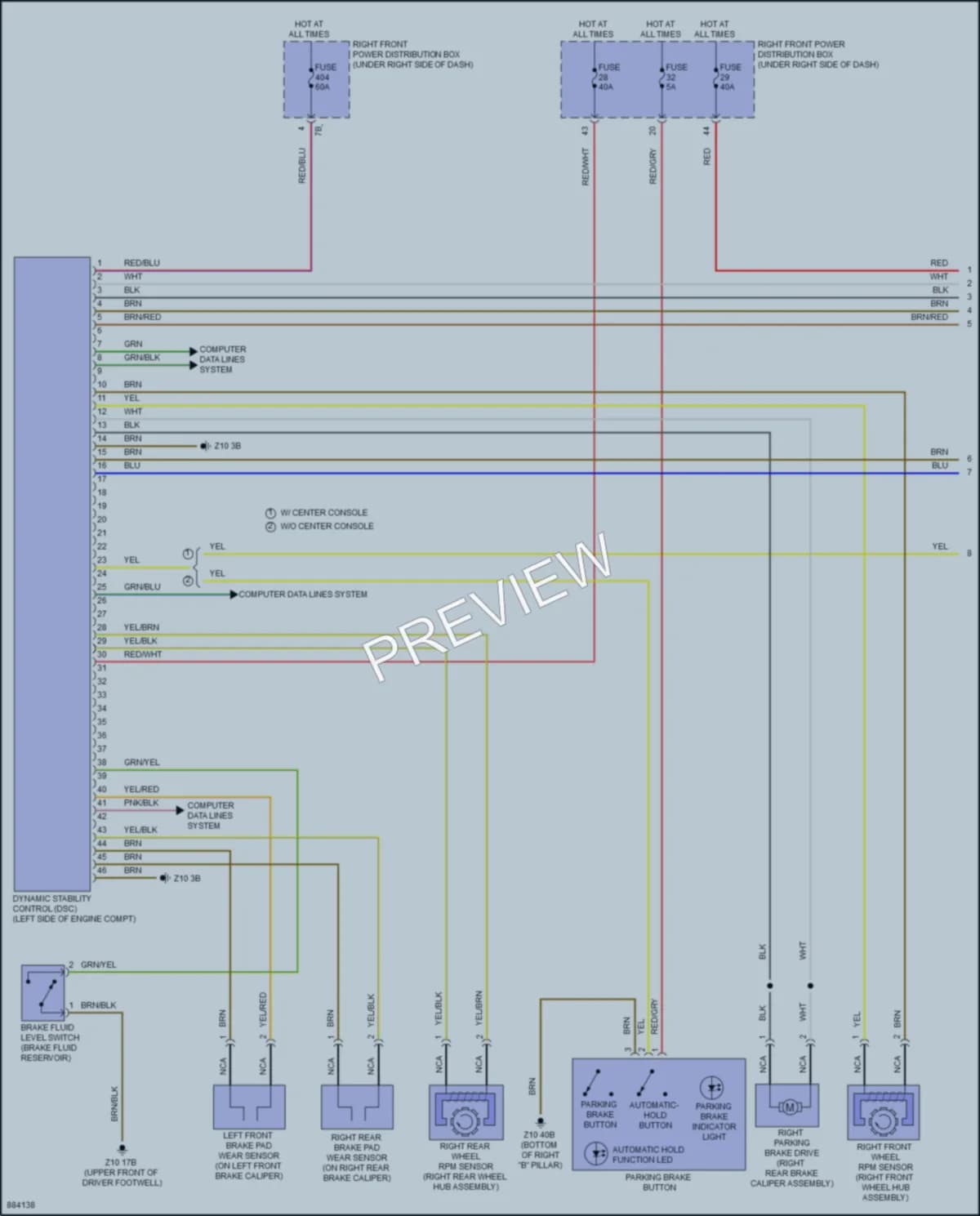 2024 BMW X3M Anti Lock Brakes wiring diagram preview