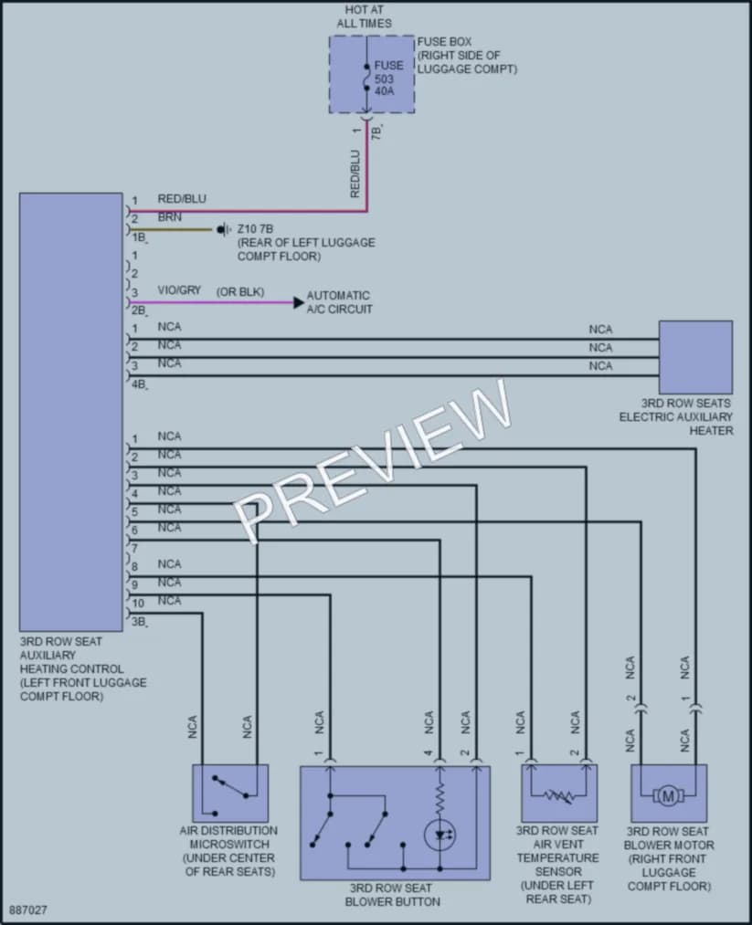 2024 BMW X5 Air Conditioning wiring diagram preview