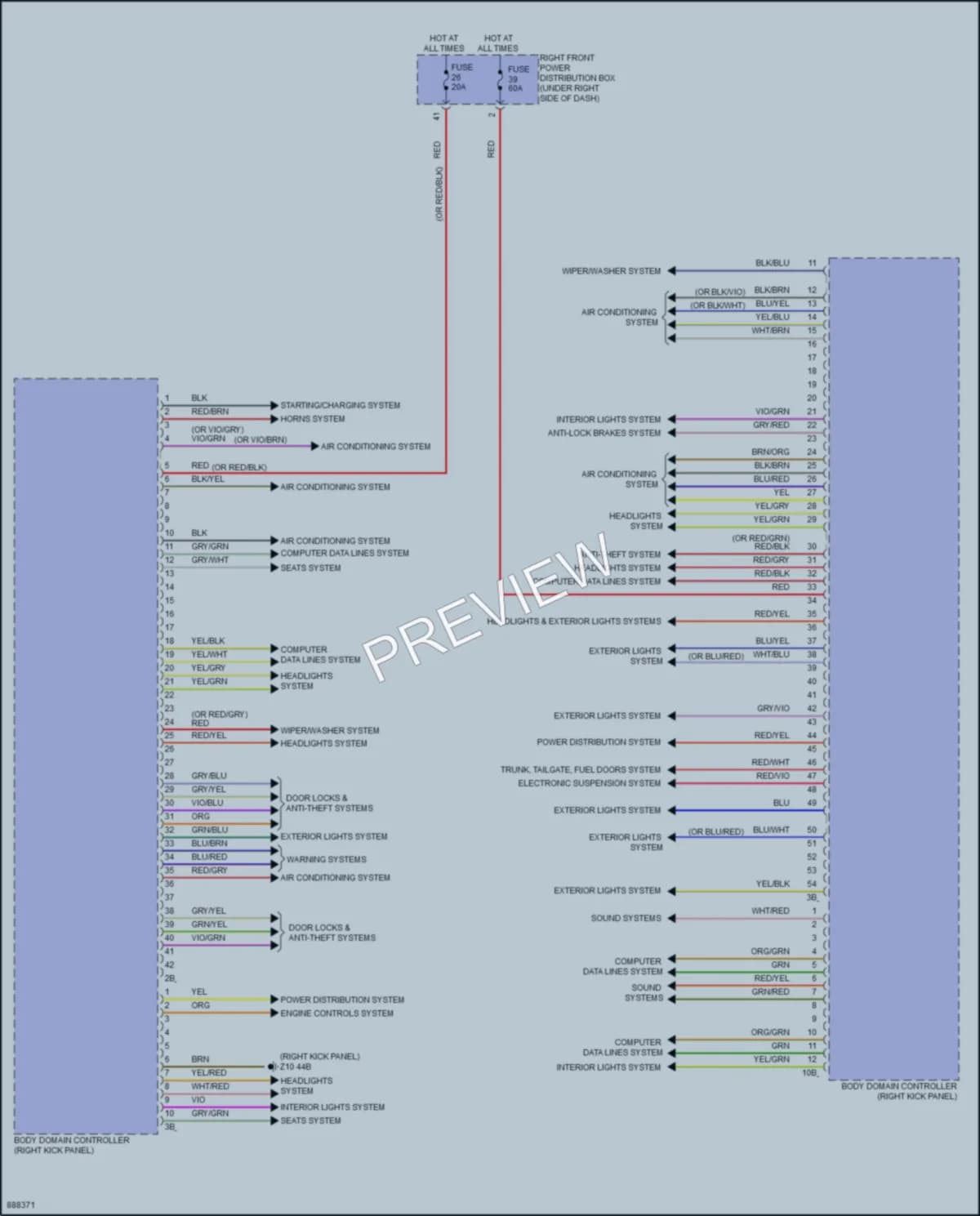 2024 BMW X5 Body Control Modules wiring diagram preview