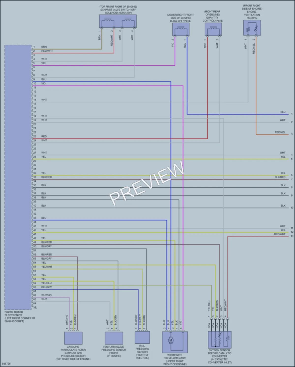 2024 BMW X7 Engine Performance wiring diagram preview