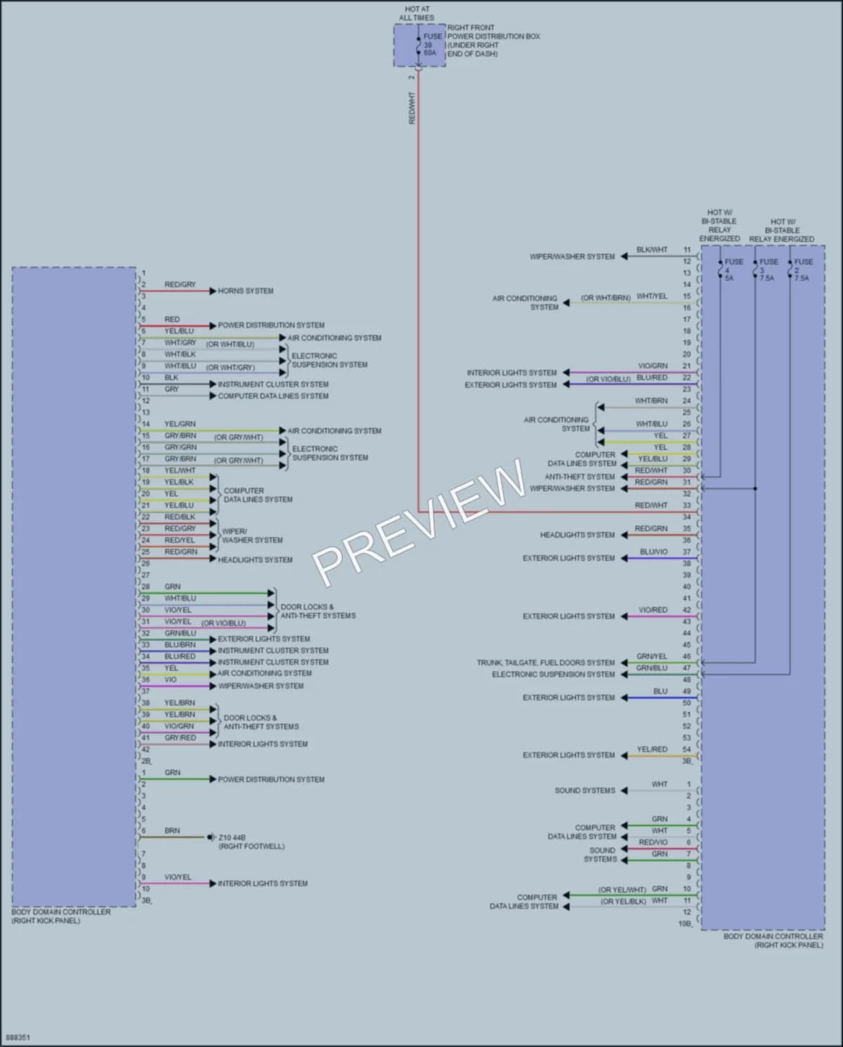 2024 BMW i4GranCoupe Body Control Modules wiring diagram preview
