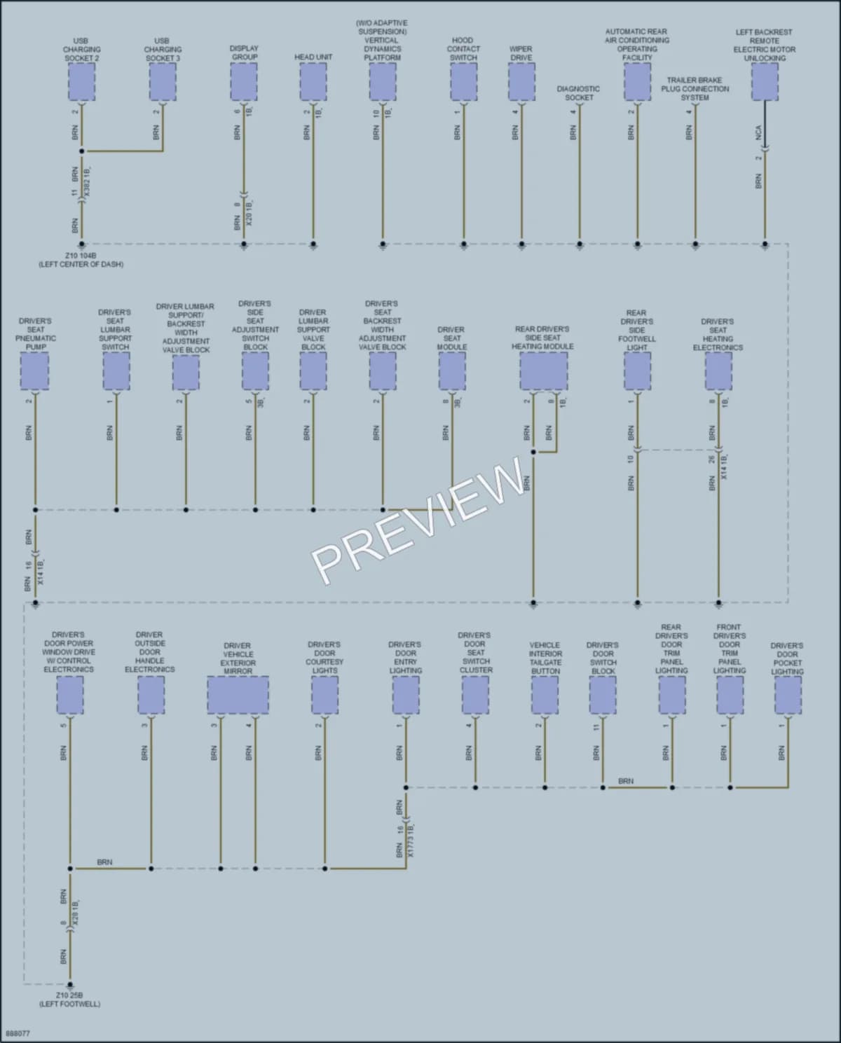 2024 BMW i4GranCoupe Ground Distribution wiring diagram preview