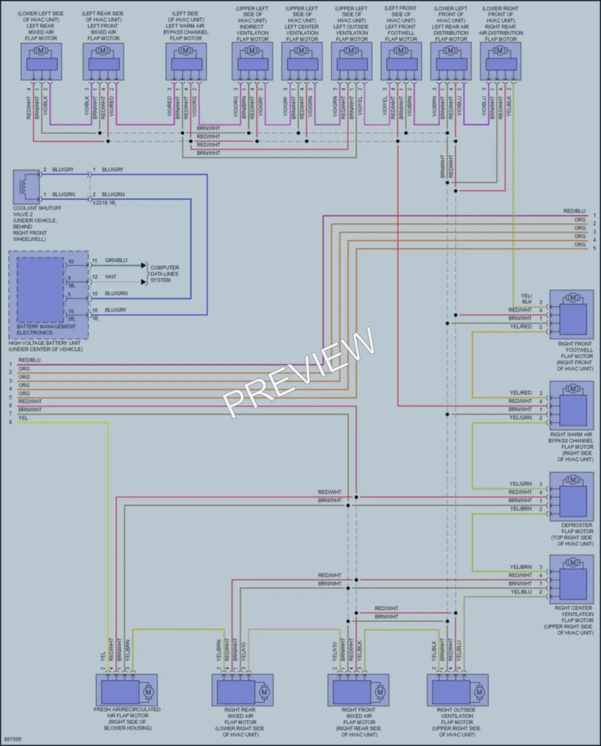 2024 BMW i5 Air Conditioning wiring diagram preview