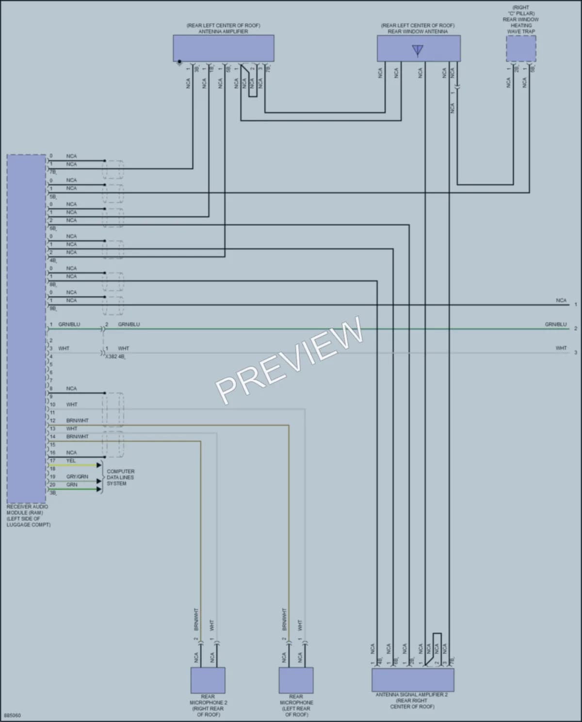 2024 BMW i5 Radio wiring diagram preview