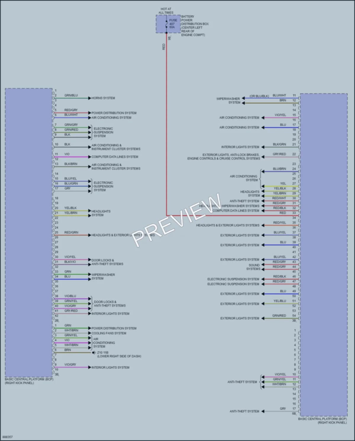 2024 BMW iX Body Control Modules wiring diagram preview
