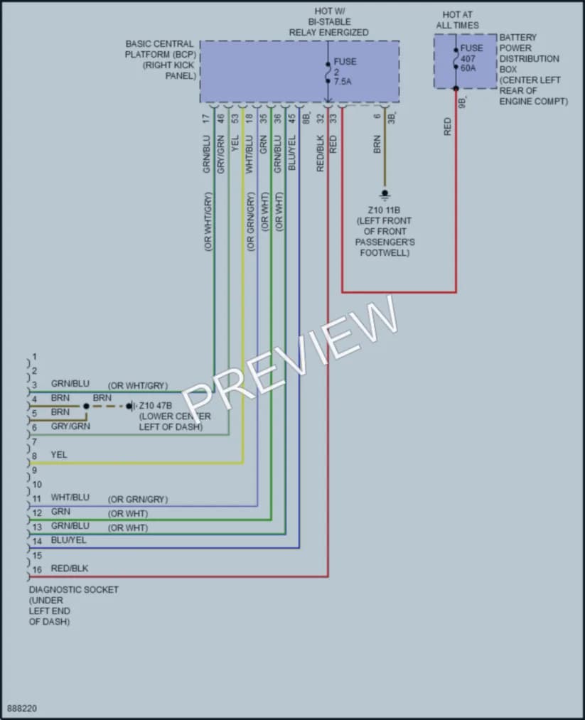 2024 BMW iX Computer Data Lines wiring diagram preview