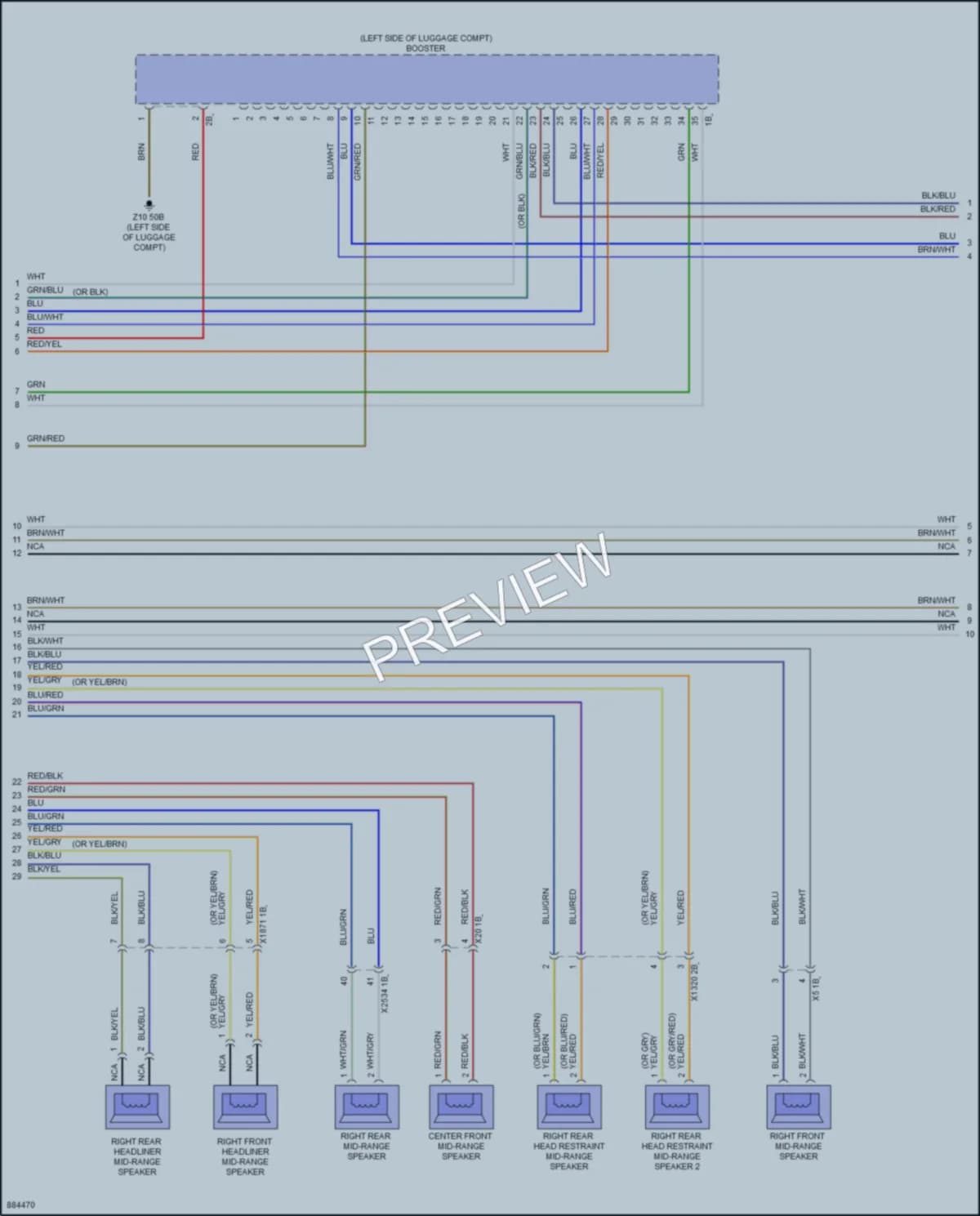 2024 BMW iX Navigation wiring diagram preview