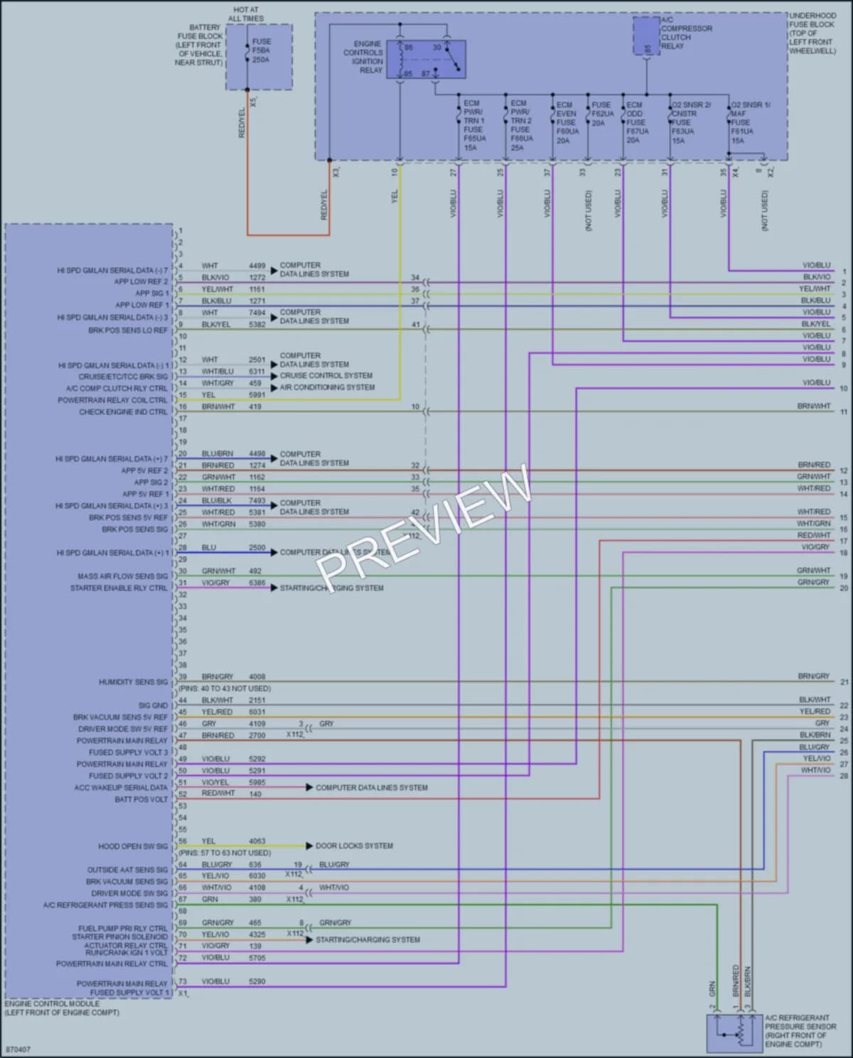 2024 Buick Enclave Engine Performance wiring diagram preview