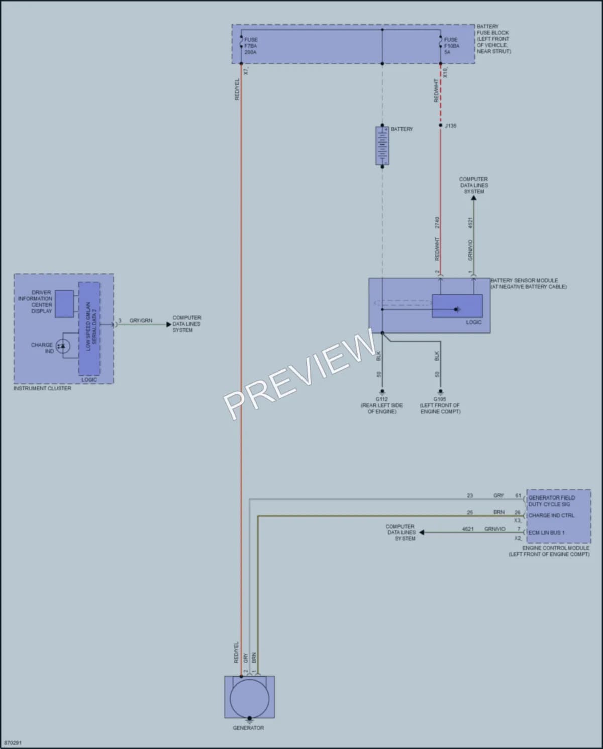 2024 Buick Enclave Starting Charging wiring diagram preview
