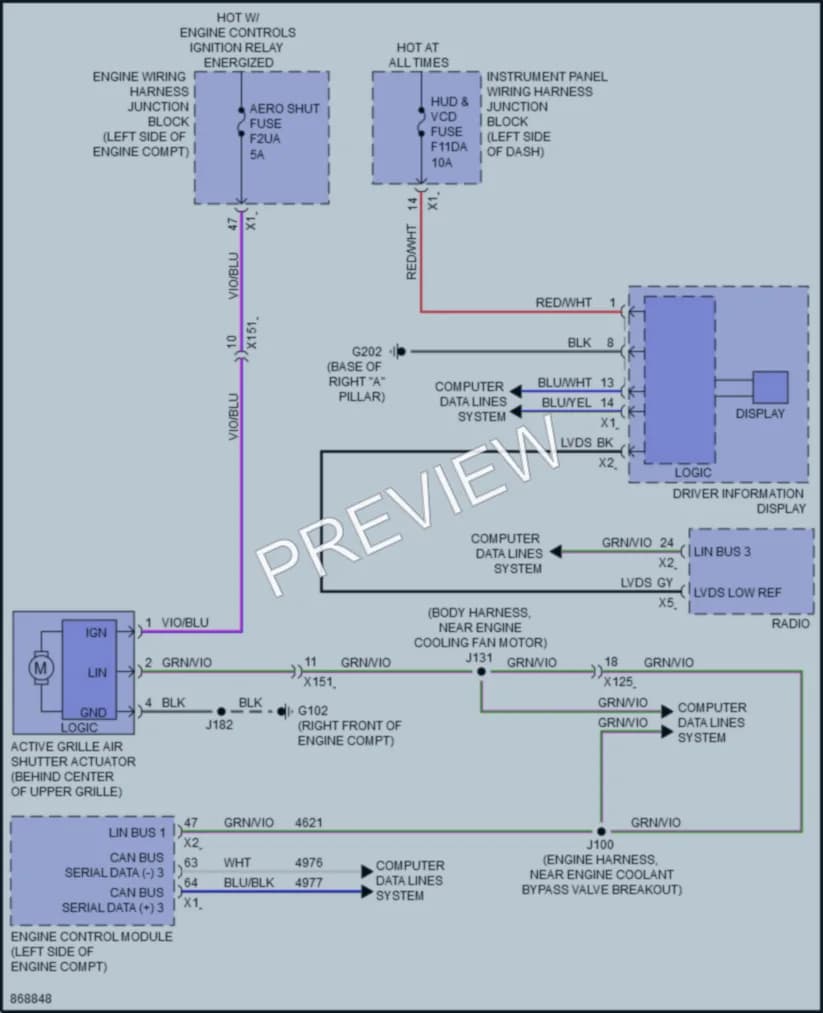 2024 Buick Envision Active Bodyworks wiring diagram preview