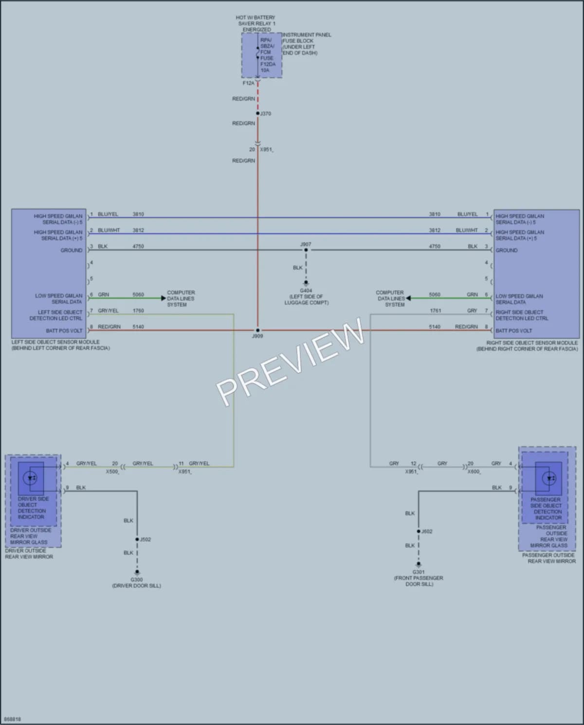 2024 Buick Envista Navigation wiring diagram preview