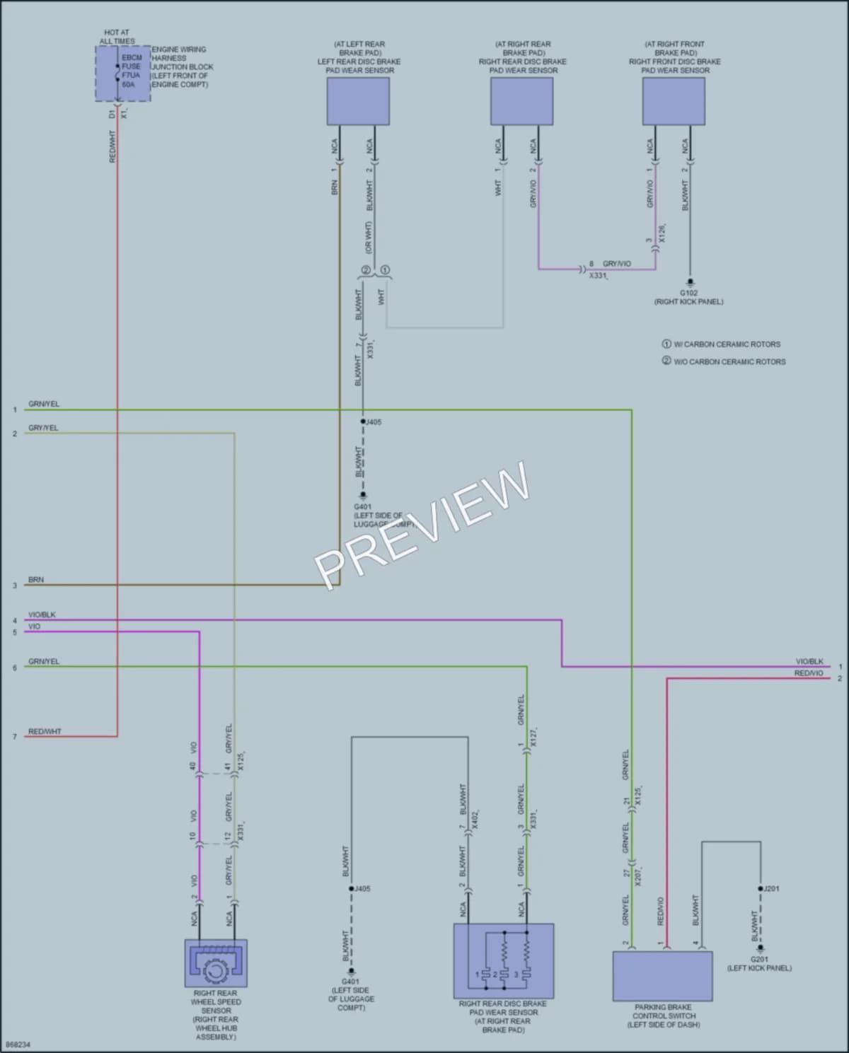 2024 Cadillac CT5 Anti Lock Brakes wiring diagram preview