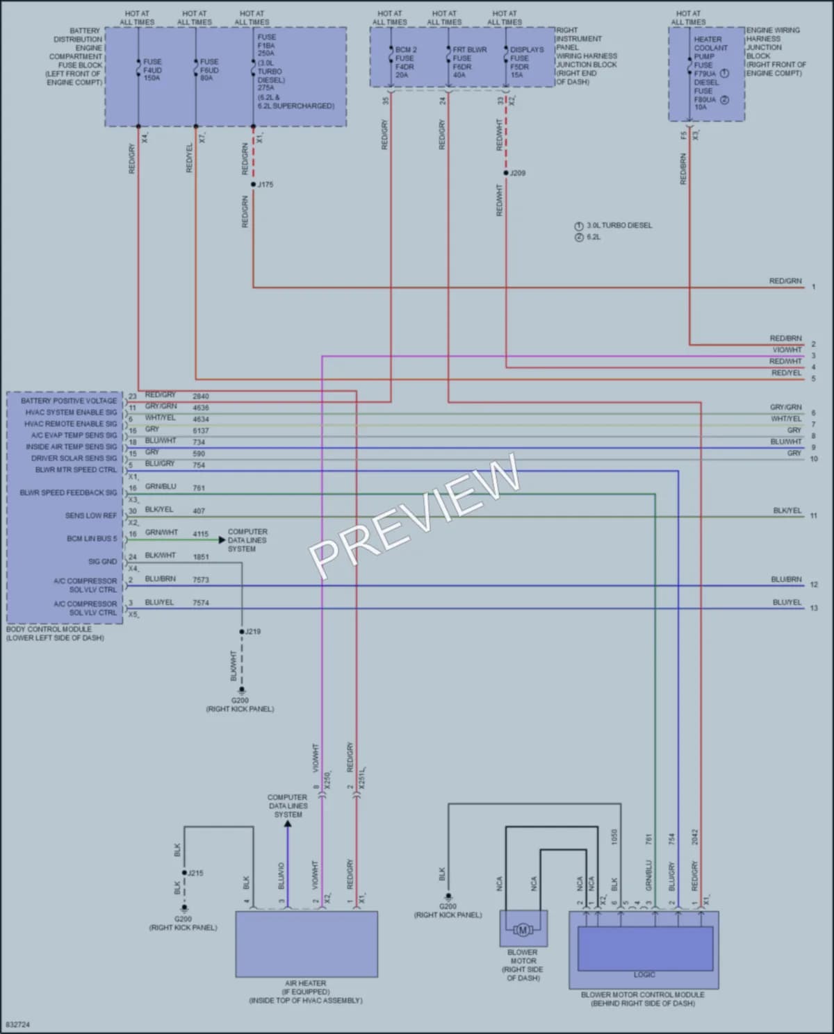 2024 Cadillac EscaladeV Air Conditioning wiring diagram preview
