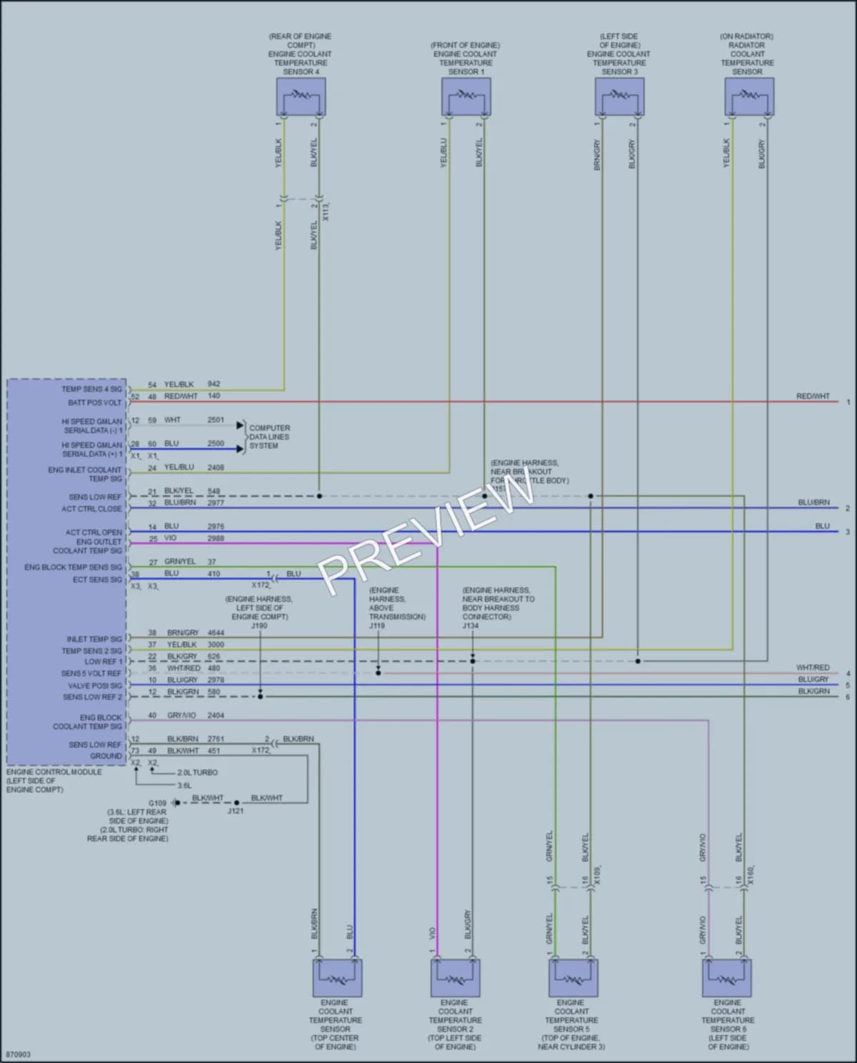 2024 Cadillac XT6 Cooling Fan wiring diagram preview