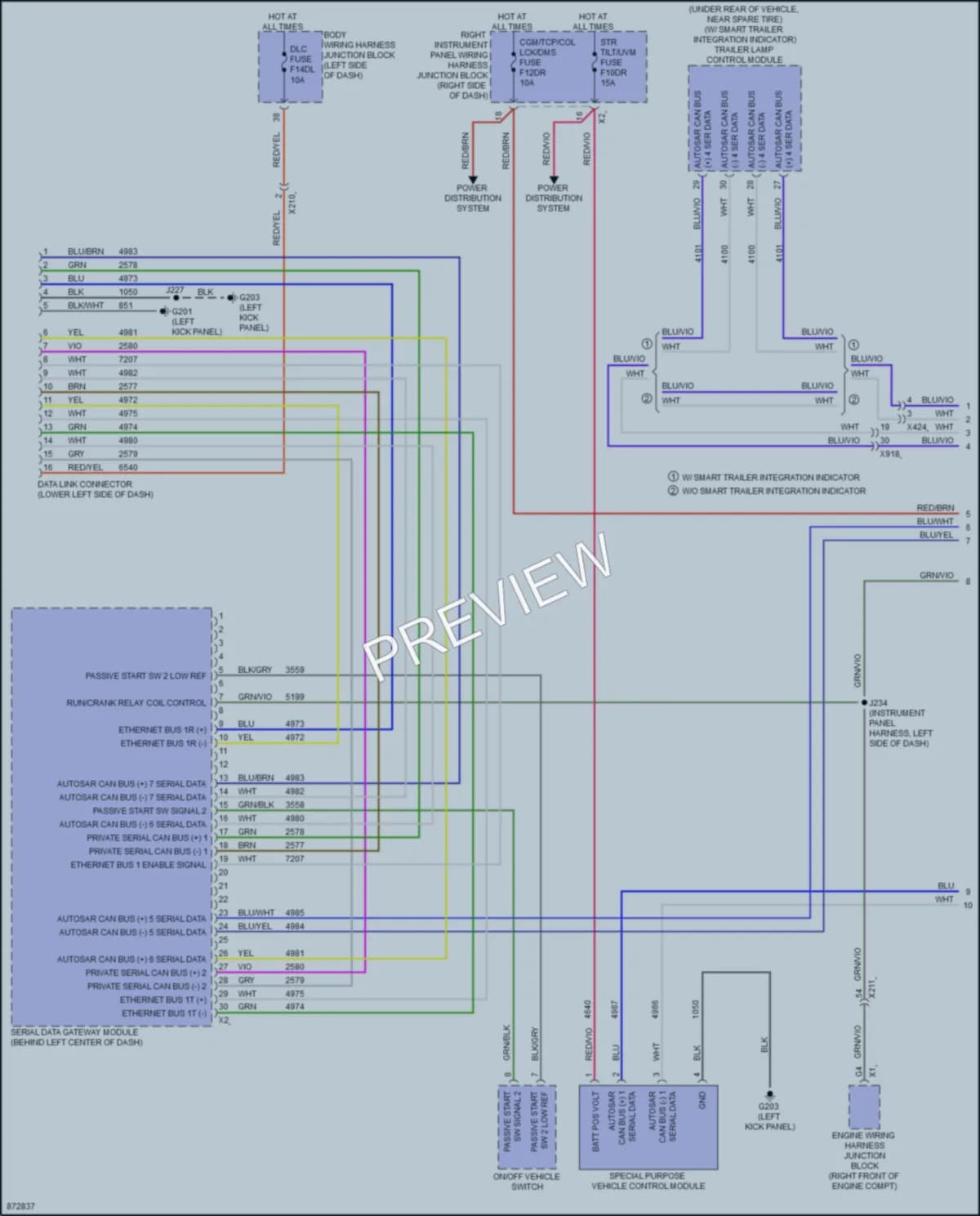2024 Chevrolet 1500Silverado Computer Data Lines Wiring Diagrams protected preview