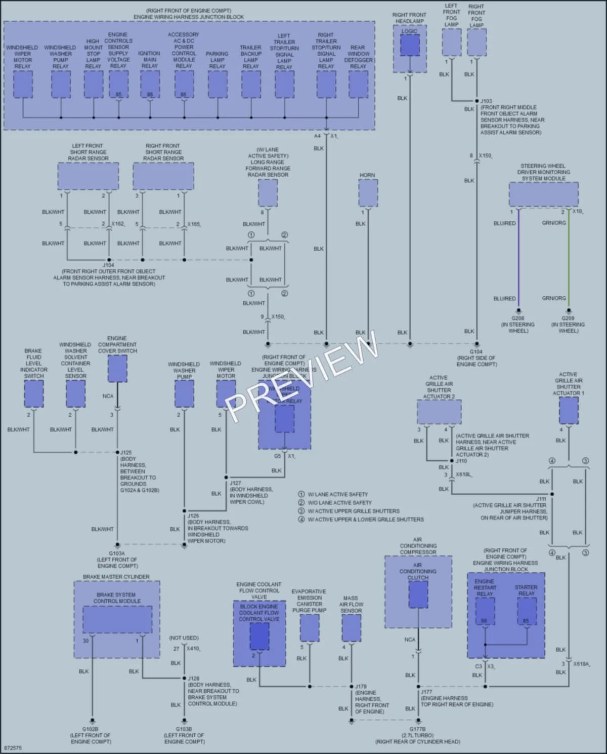 2024 Chevrolet 1500Silverado Ground Distribution wiring diagram preview