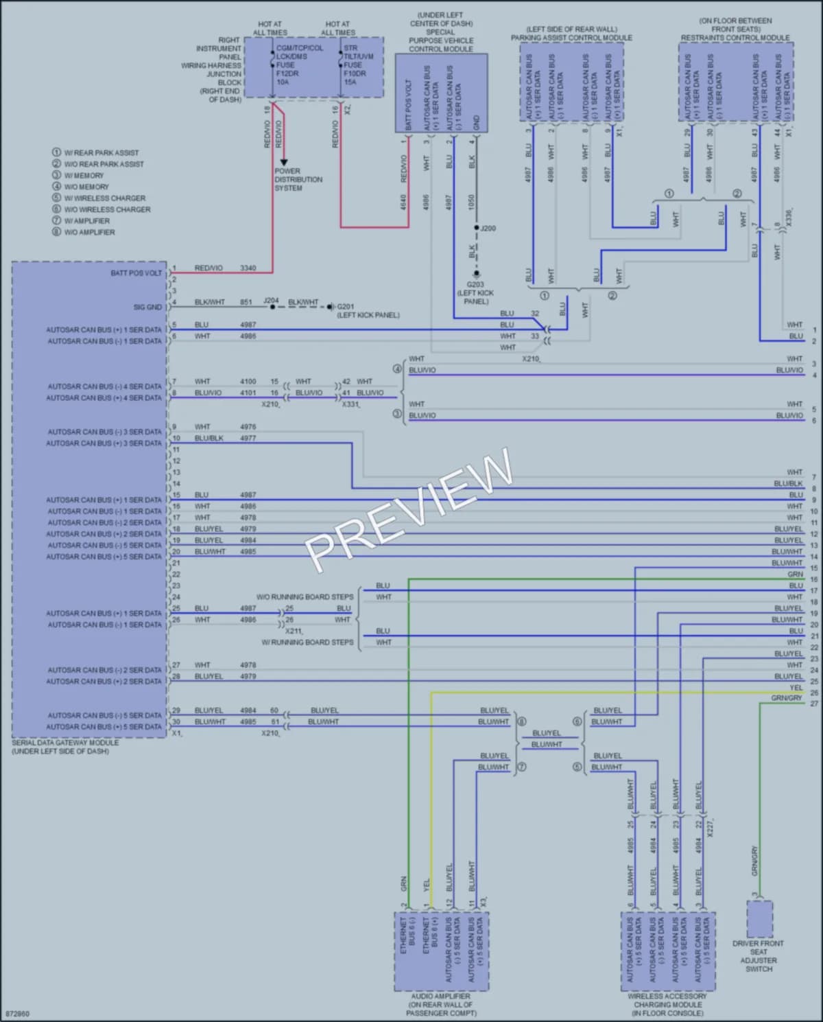 2024 Chevrolet 3500HDSilverado Computer Data Lines wiring diagram preview