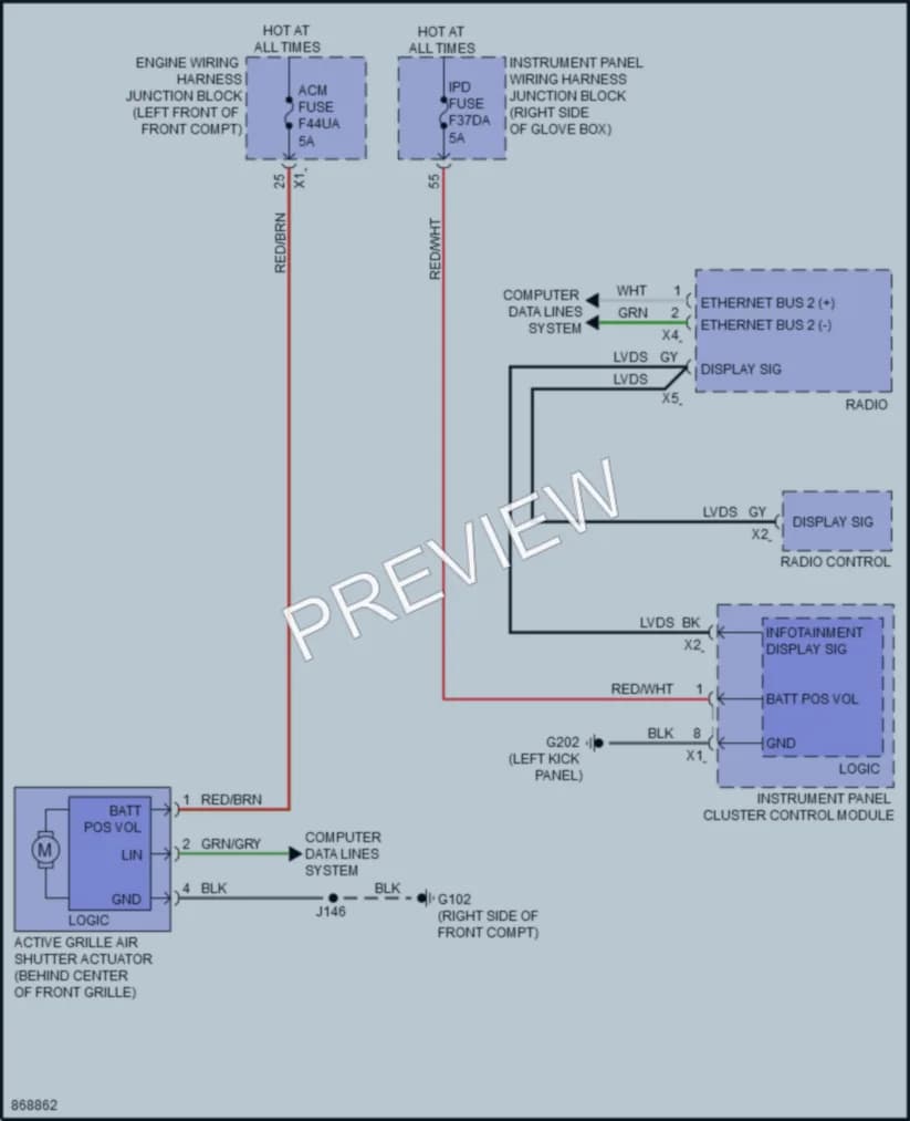 2024 Chevrolet BlazerEV Active Bodyworks wiring diagram preview