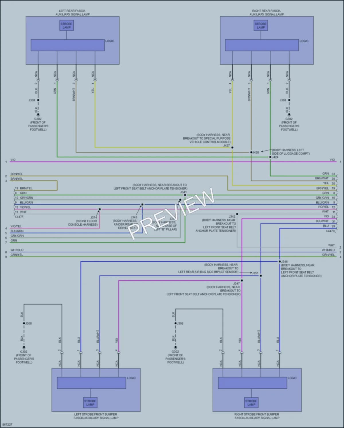 2024 Chevrolet BlazerEV Exterior Lights wiring diagram preview
