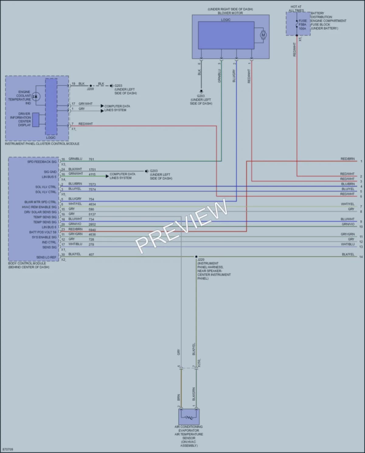 2024 Chevrolet CorvetteERay Air Conditioning wiring diagram preview
