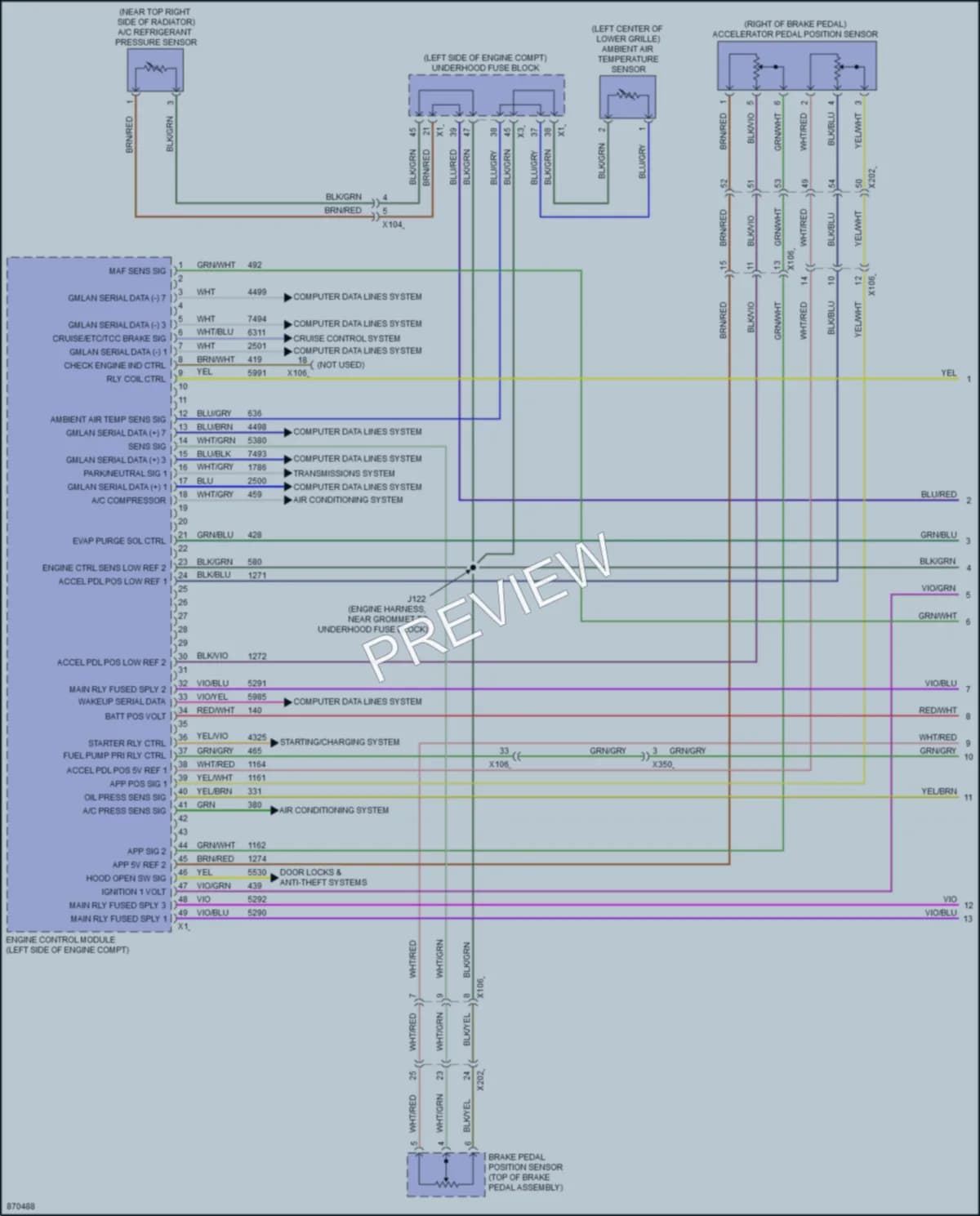 2024 Chevrolet Equinox Engine Performance wiring diagram preview