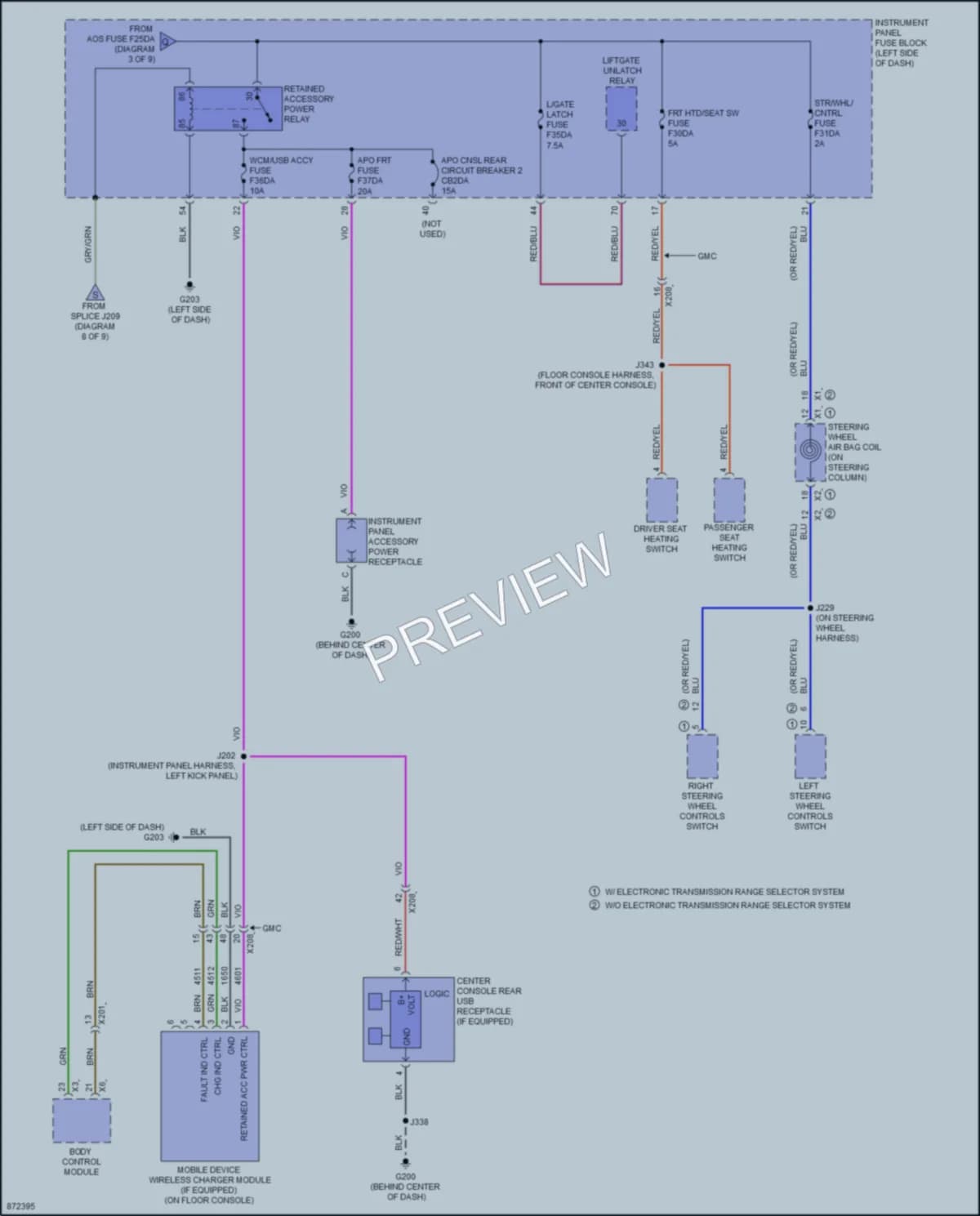 2024 Chevrolet Equinox Power Distribution wiring diagram preview