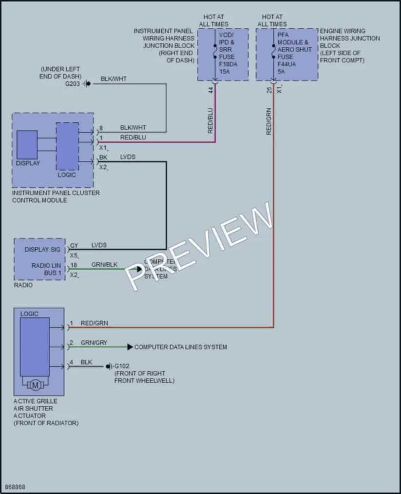2024 Chevrolet EquinoxEV Active Bodyworks wiring diagram preview