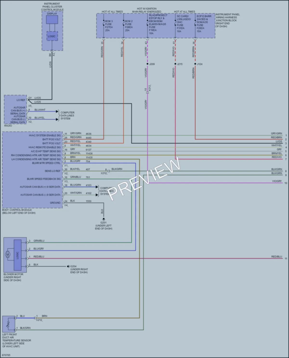 2024 Chevrolet EquinoxEV Air Conditioning wiring diagram preview