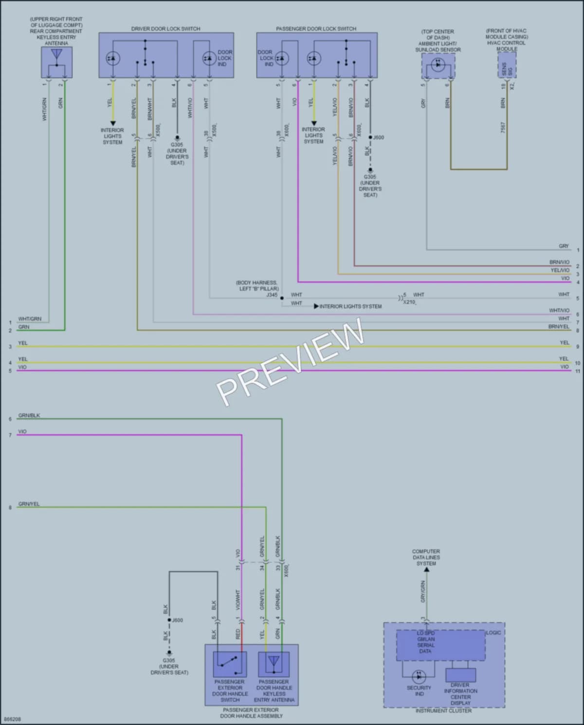 2024 Chevrolet Malibu Anti Theft wiring diagram preview