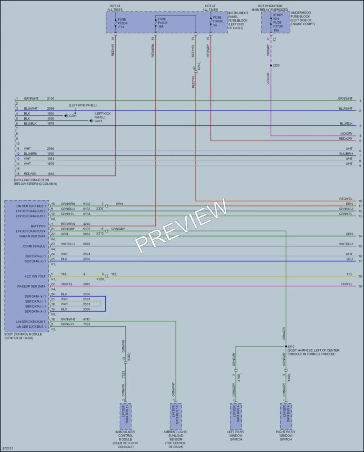 2024 Chevrolet Malibu Computer Data Lines wiring diagram preview