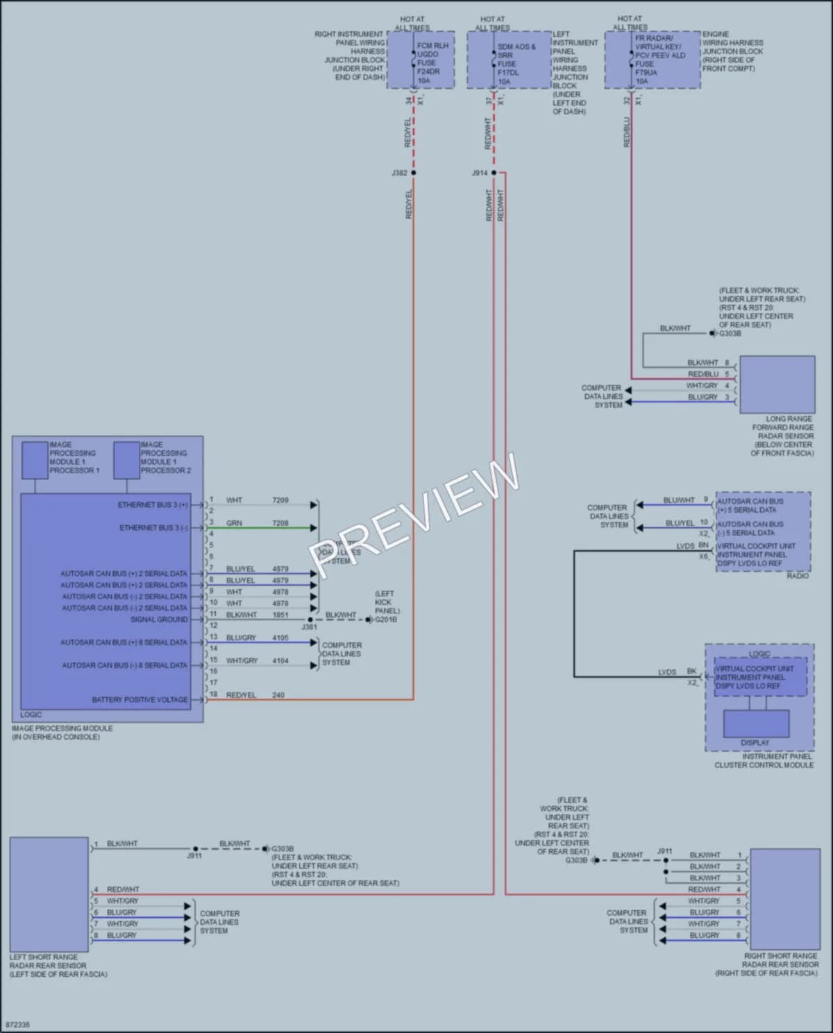 2024 Chevrolet SilveradoEV Instrument Cluster wiring diagram preview