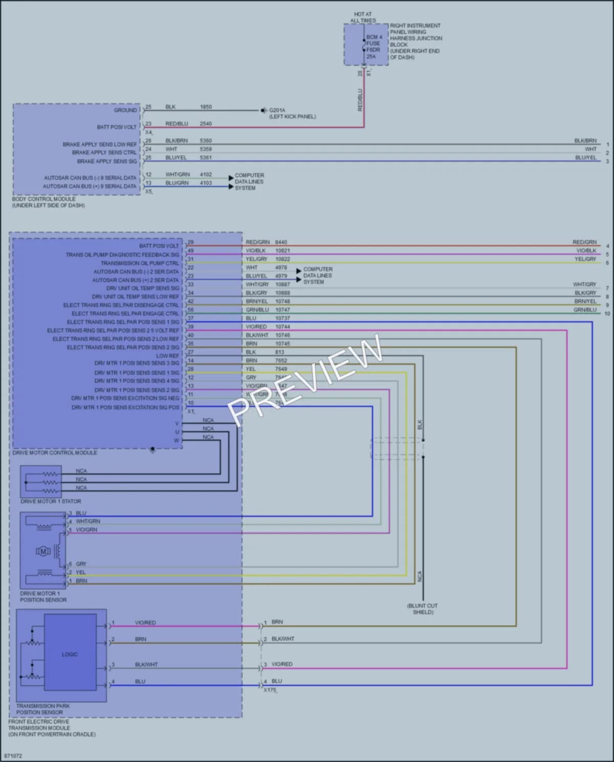 2024 Chevrolet SilveradoEV Transmission wiring diagram preview