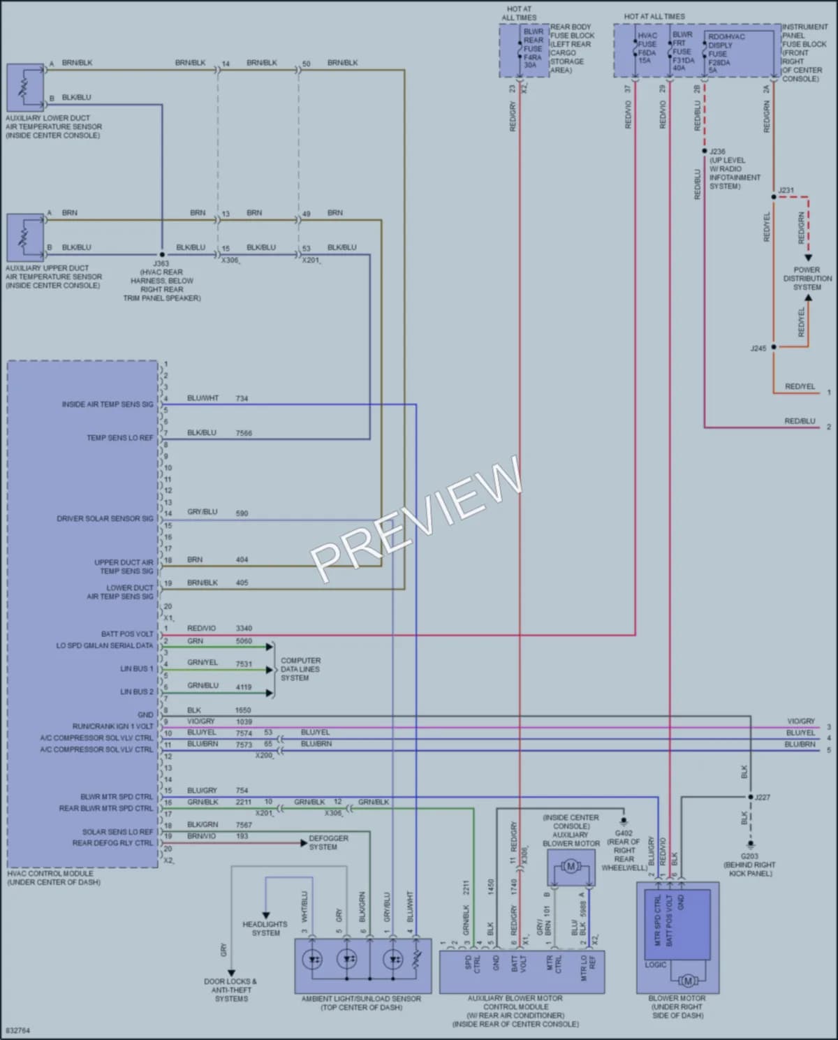 2024 Chevrolet TraverseLimited Air Conditioning wiring diagram preview